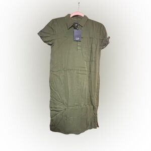 GAP Forest Green Midi Dress